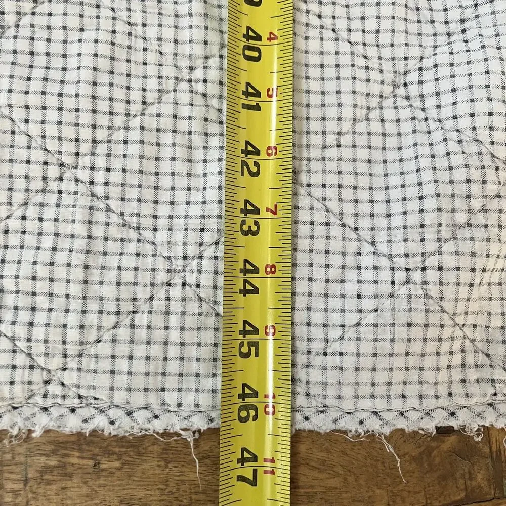 Tommy Hilfiger White Striped Cotton Quilt Blanket 58
